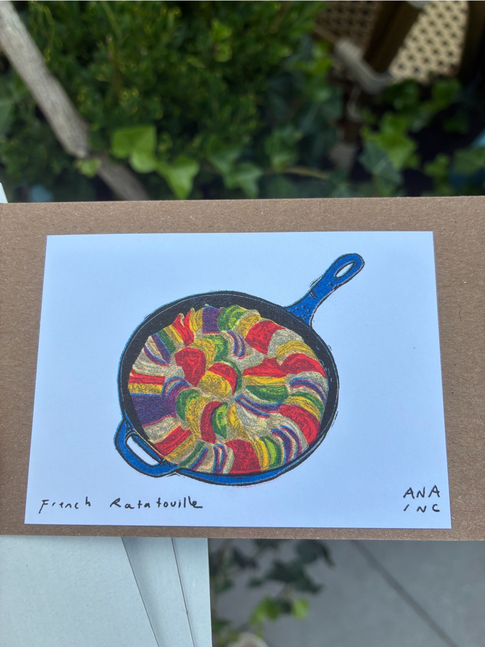 Ana Inciardi Mini Print - Whitney NYC French Ratatouille - World Cup Vending